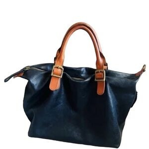 Mark and Graham Brooklyn Buckle Black Bag Purse